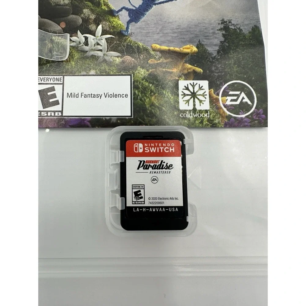 Burnout Paradise Remastered Nintendo Switch Game CIB Complete Tested Works